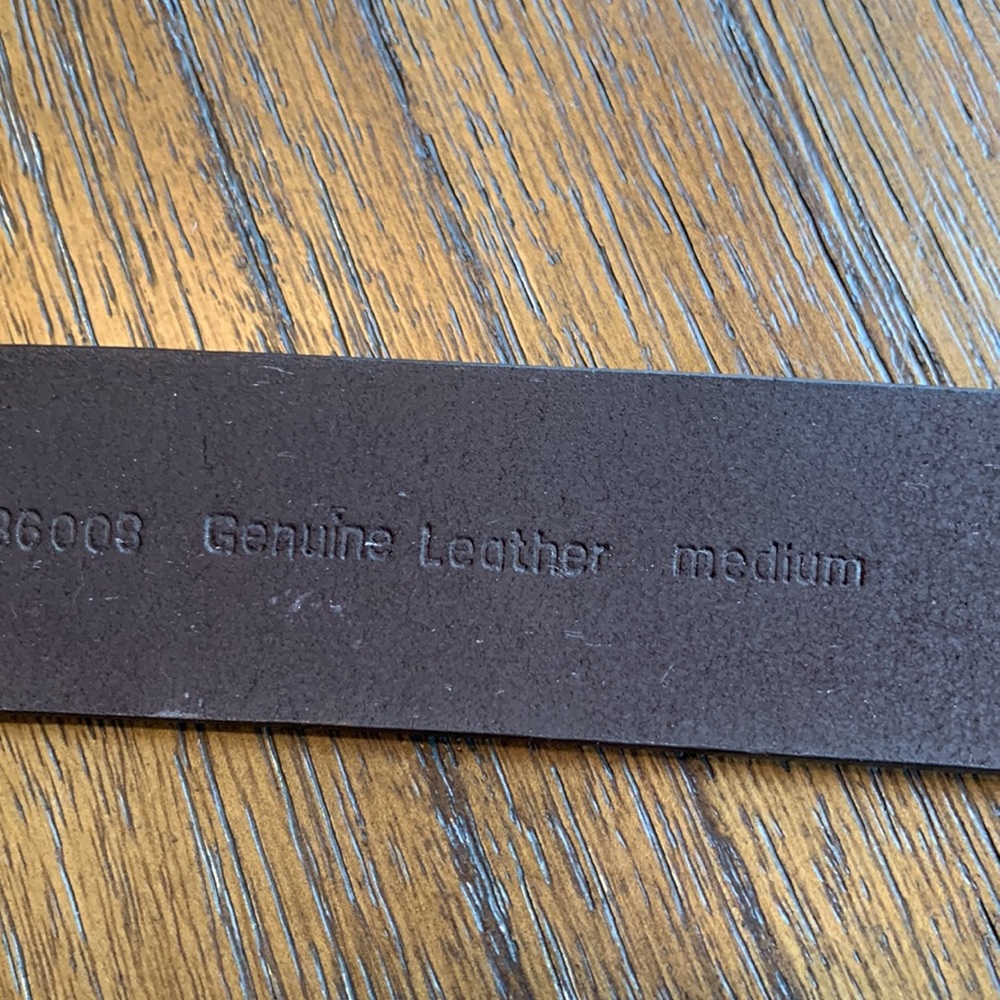 Calvin Klein Jeans Genuine Leather Wide Belt - Picture 8 of 10